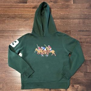 Polo by Ralph Lauren hoodie, Kids M (10-12), Green.